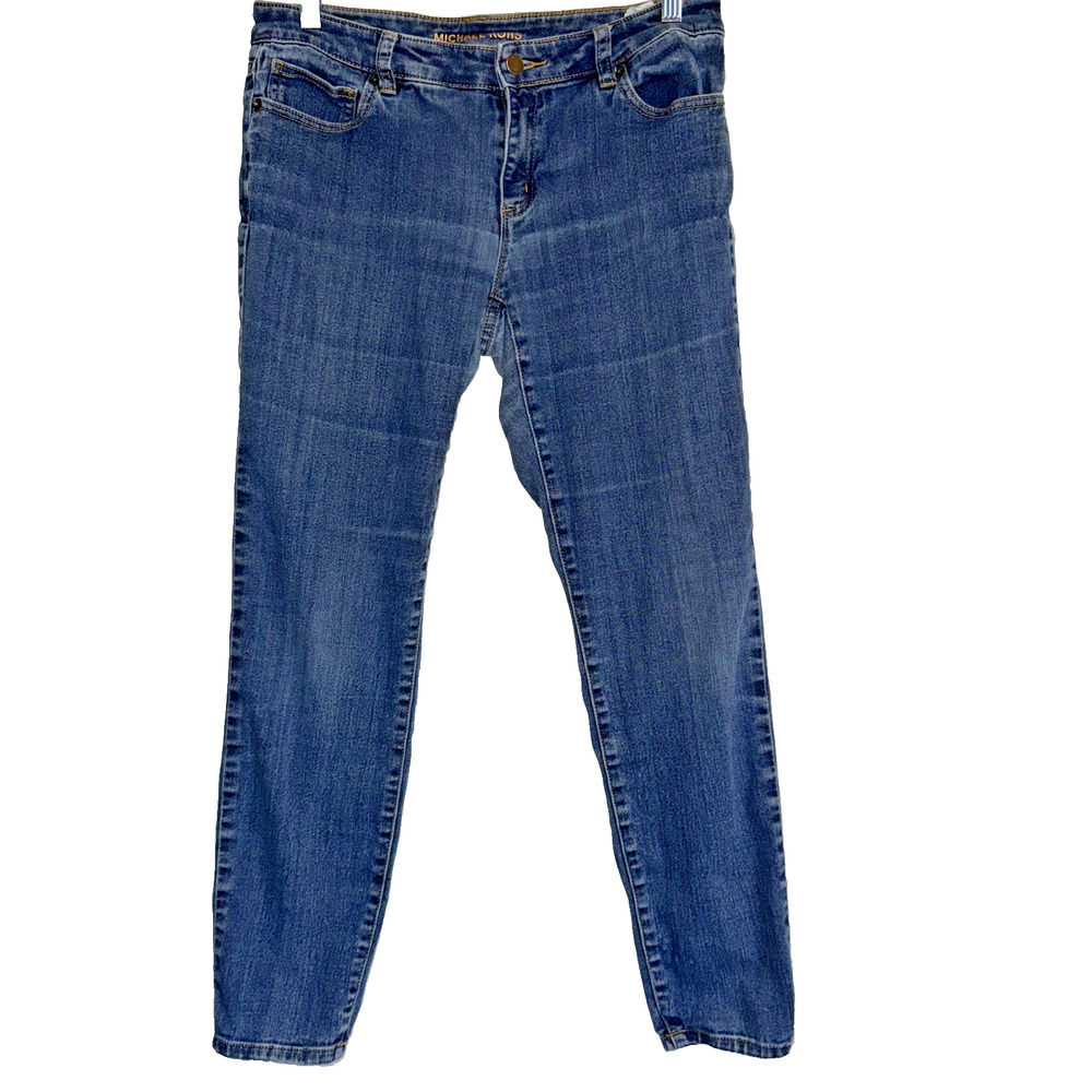 Michael Kors Women's Skinny Jeans Size 6 Medium Wash‎ Blue Denim 28x27 Designer